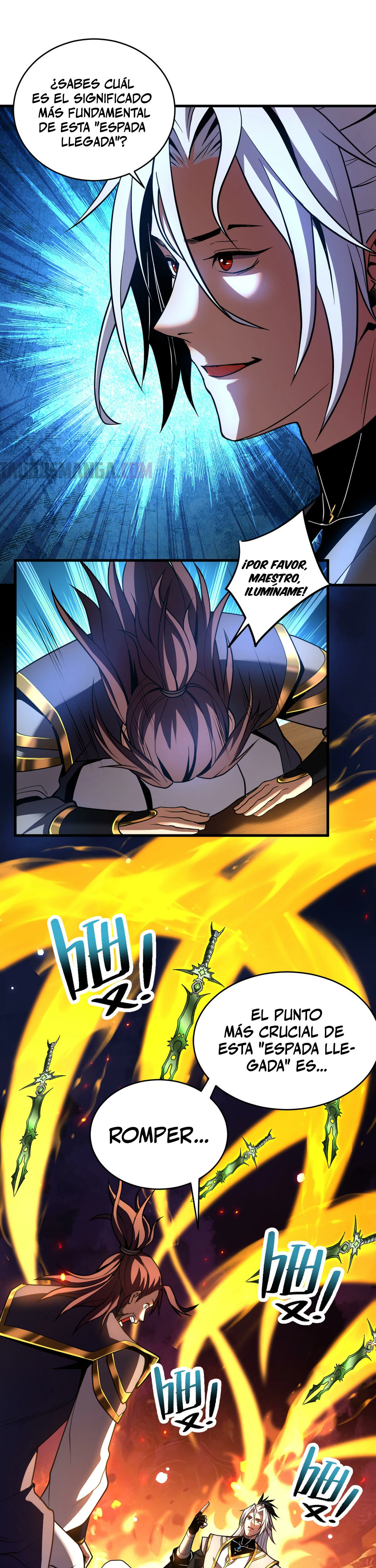 Mientras mis discípulas se matan, yo me relajo! > Capitulo 75 > Page 01